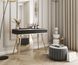 Туалетний столик ORO MDF ORO_MDF_T102_CZARNY_ZLOTY фото 2