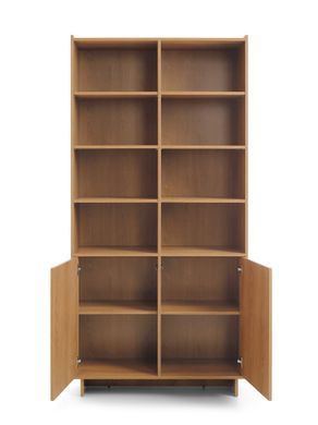 Стеллаж широкий с дверками YASUMI R98 Дуб карамельный YASUMI_R98_DAB_KARMELOWY фото