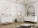 Комод дводверний ORO MDF ORO_MDF_KSZ107_BIALY_ZLOTY фото 3