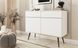 Комод дводверний ORO MDF ORO_MDF_KSZ107_BIALY_CZARNY фото 2