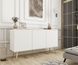 Комод трехдверный ORO MDF Белый/Золотой каркас ORO_MDF_K160_BIALY_ZLOTY фото 5