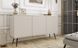Комод тридверний ORO MDF ORO_MDF_K160_BEZOWY_CZARNY фото 3