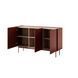Комод тридверний у вітальню широкий COLOR K144 COLOR_K144_CERAMIC_RED фото 2