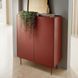 Комод дводверний у вітальню високий COLOR K97 COLOR_K97_CERAMIC_RED фото 3